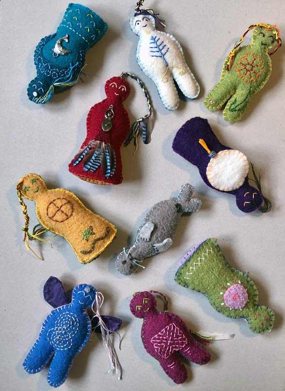 Zauberweiblein bunt durcheinander