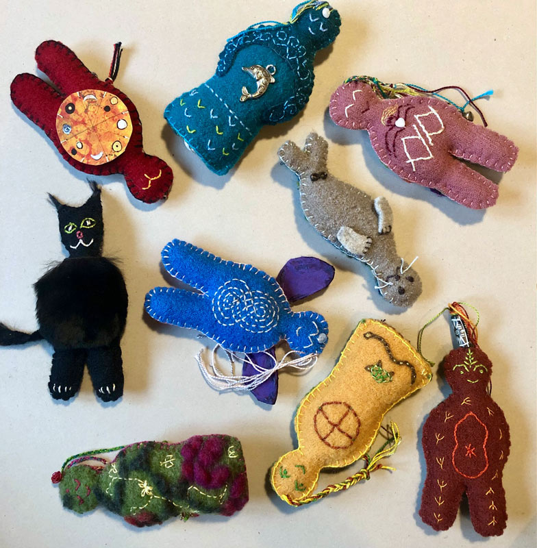 Zauberweiblein bunt durcheinander